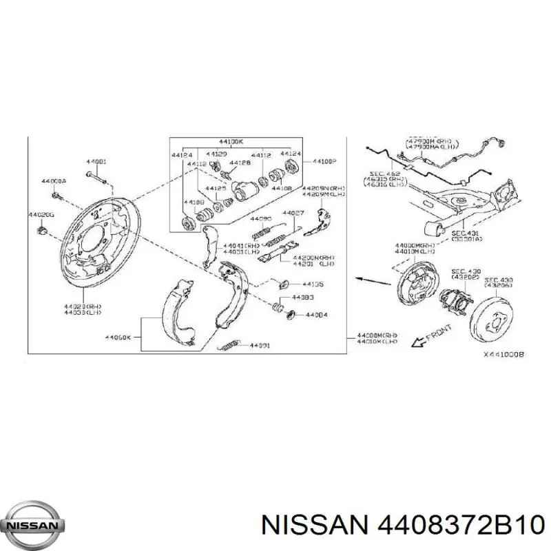  4408372B10 Nissan