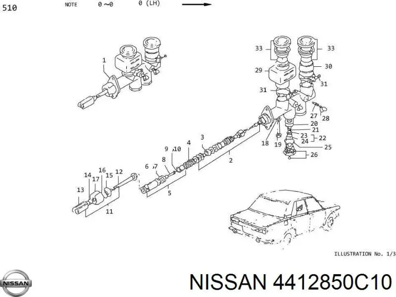  Nissan/Infiniti 4412850C10 цена, от 39.94 USD