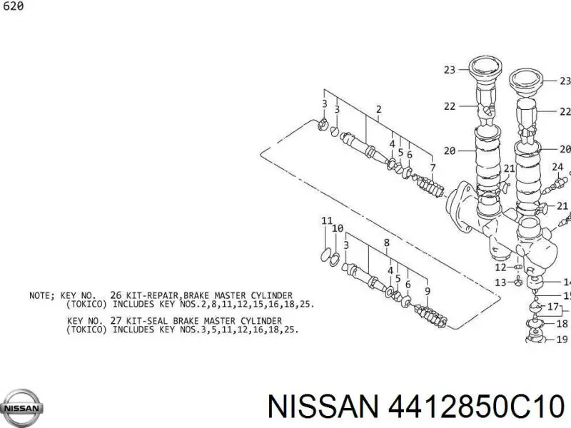 4412850C10 Nissan/Infiniti 
