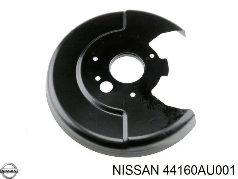 44160AU001 Nissan защита тормозного диска заднего левая