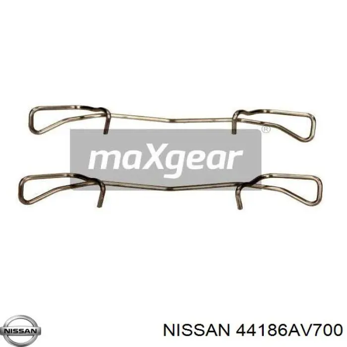 Пружинная защелка суппорта Nissan/Infiniti 44186AV700 цена, от 5.64 USD