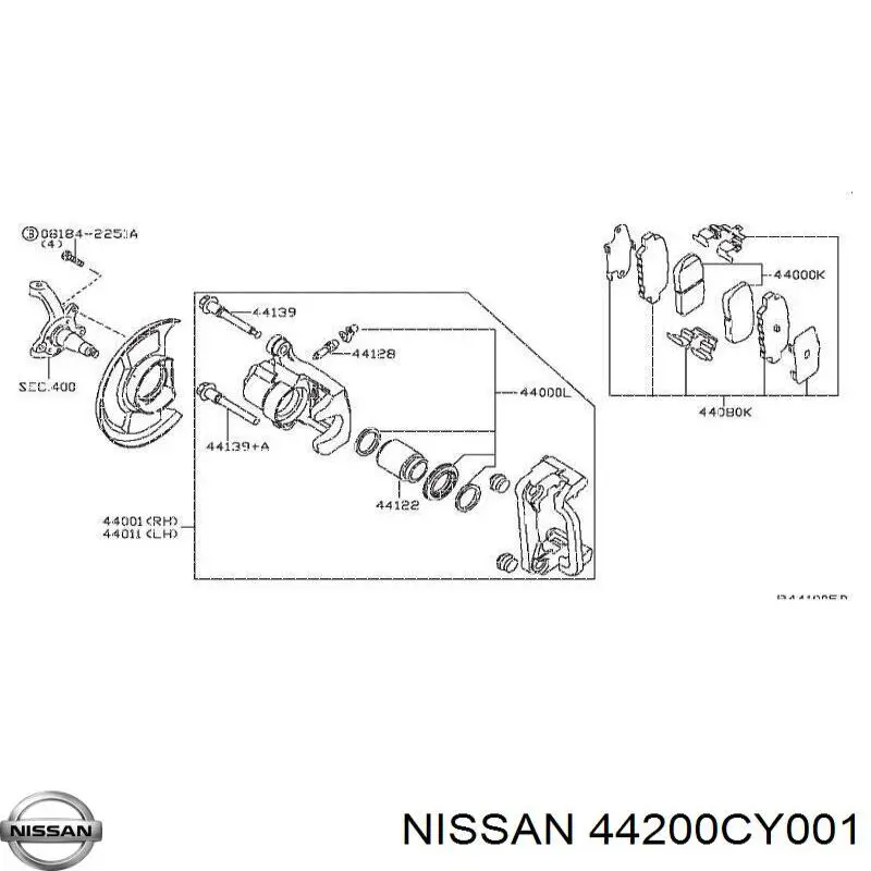 44200CY001 Nissan 