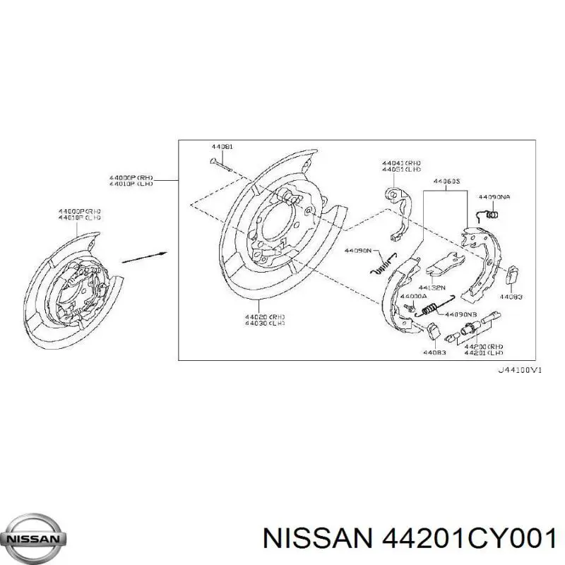  44201CY001 Nissan