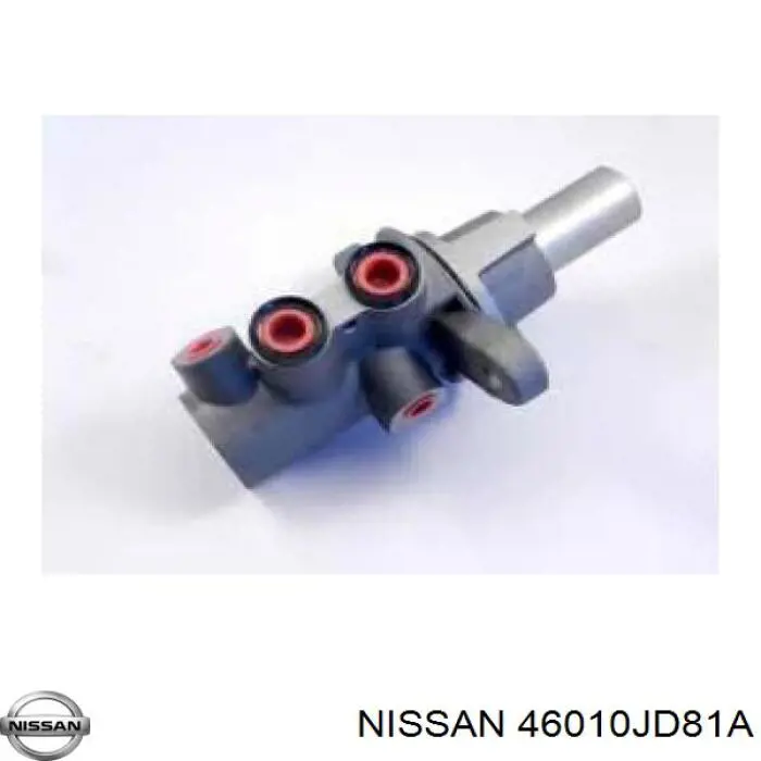 46010JD81A Nissan цилиндр тормозной главный