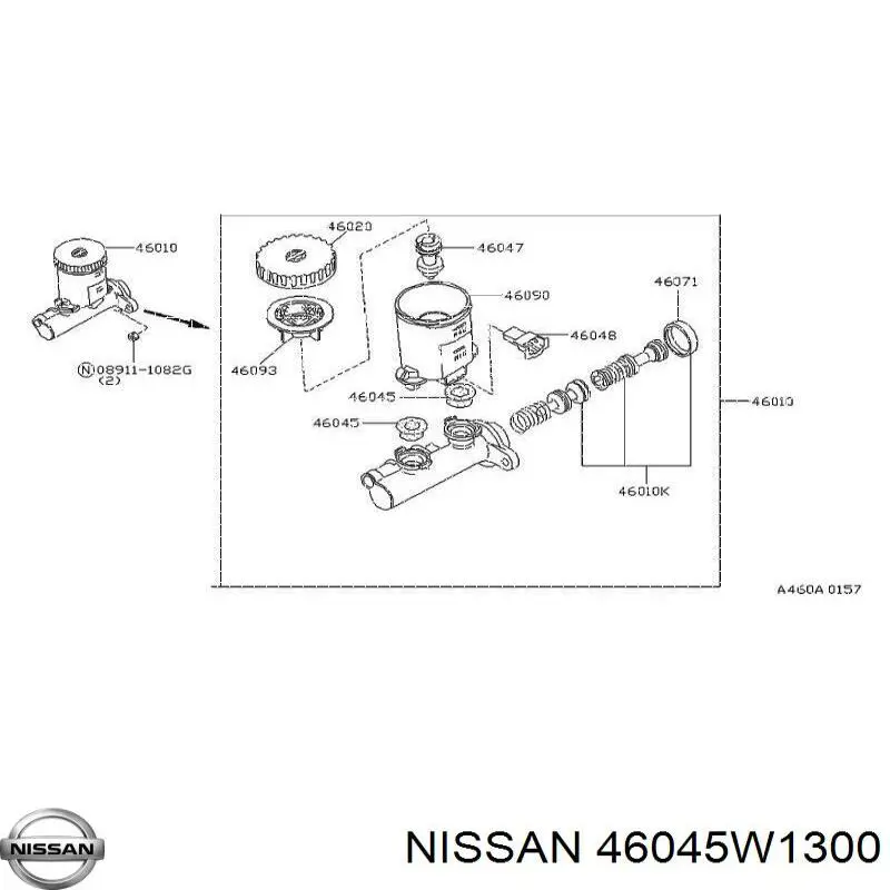  Nissan/Infiniti 46045W1300 цена, от  