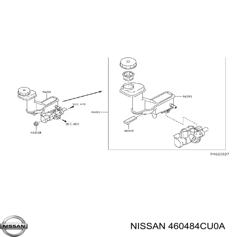 Купить 460484CU0A Nissan/Infiniti 