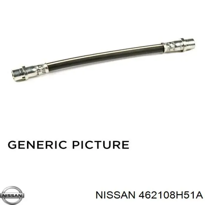 Шланг тормозной задний, правый Nissan/Infiniti 462108H51A цена, от 16.15 USD
