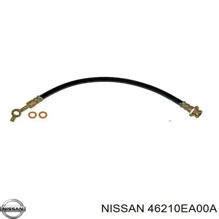 46210EA00A Nissan/Infiniti Шланг тормозной передний правый
