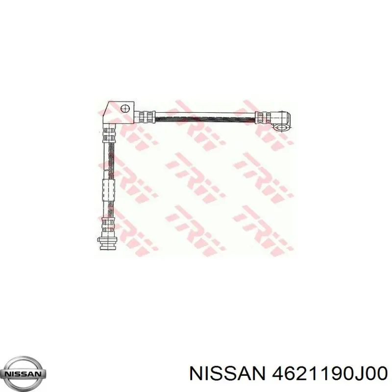 Шланг тормозной передний, левый Nissan/Infiniti 4621150J60 цена, от 20.66 USD
