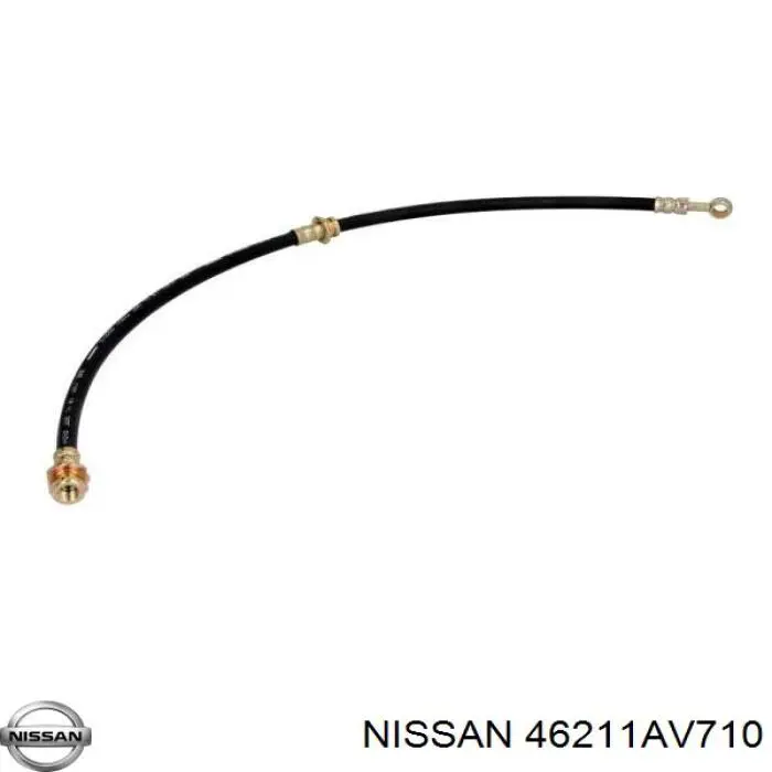 46211AV710 Nissan шланг тормозной задний левый