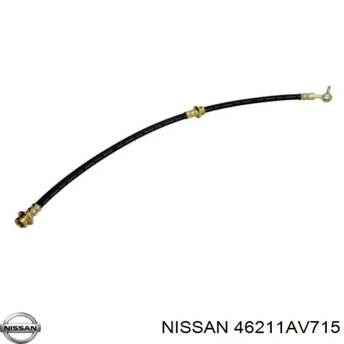 46211AV715 Nissan шланг тормозной задний левый