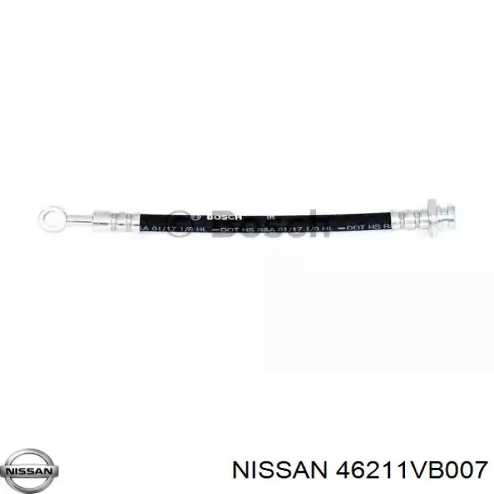 Купить 46211VB007 Nissan/Infiniti Шланг тормозной передний левый