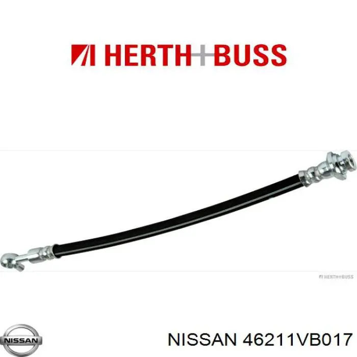 Шланг тормозной передний, левый Nissan/Infiniti 46211VB017 цена, от 18.36 USD