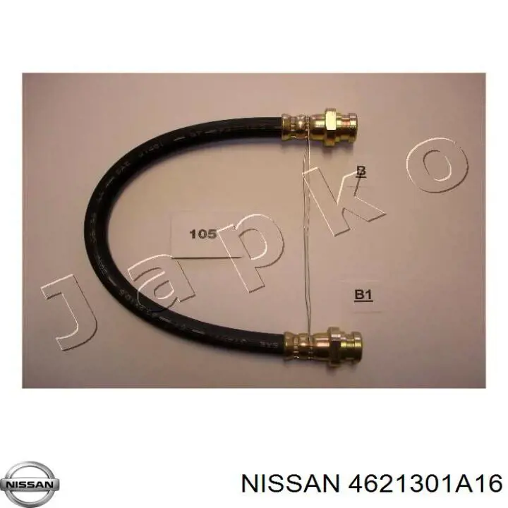 Шланг тормозной задний на Nissan Bluebird 910