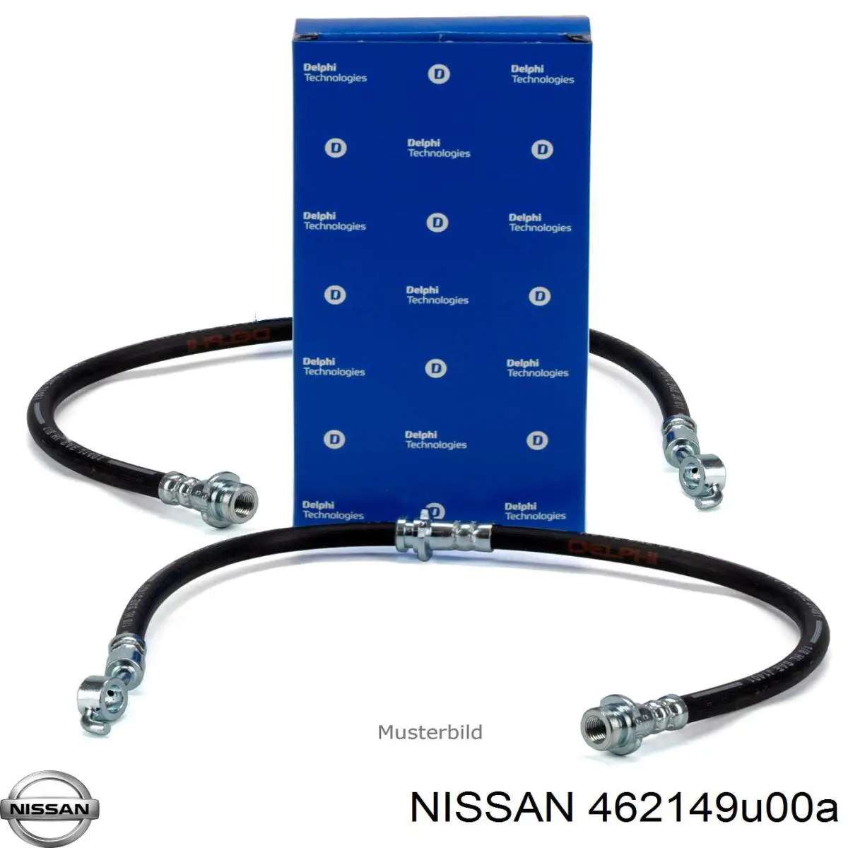 Шланг тормозной задний Nissan 462149U00A