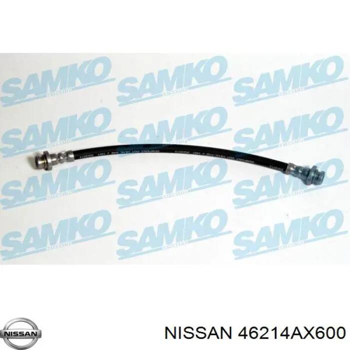 46214AX600 Nissan шланг тормозной задний