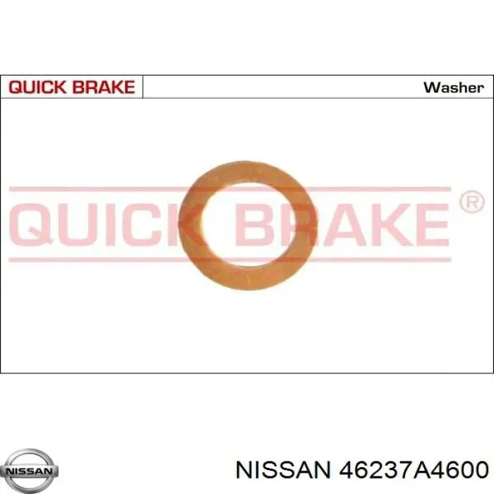 Шайба уплотнительная тормозного шланга Nissan/Infiniti 46237A4600 цена, от 0.46 USD