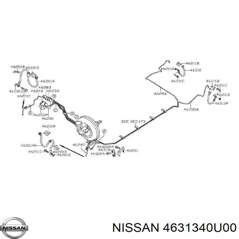  4631340U00 Nissan/Infiniti