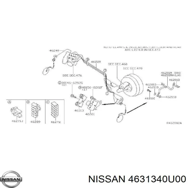 4631340U00 Nissan 