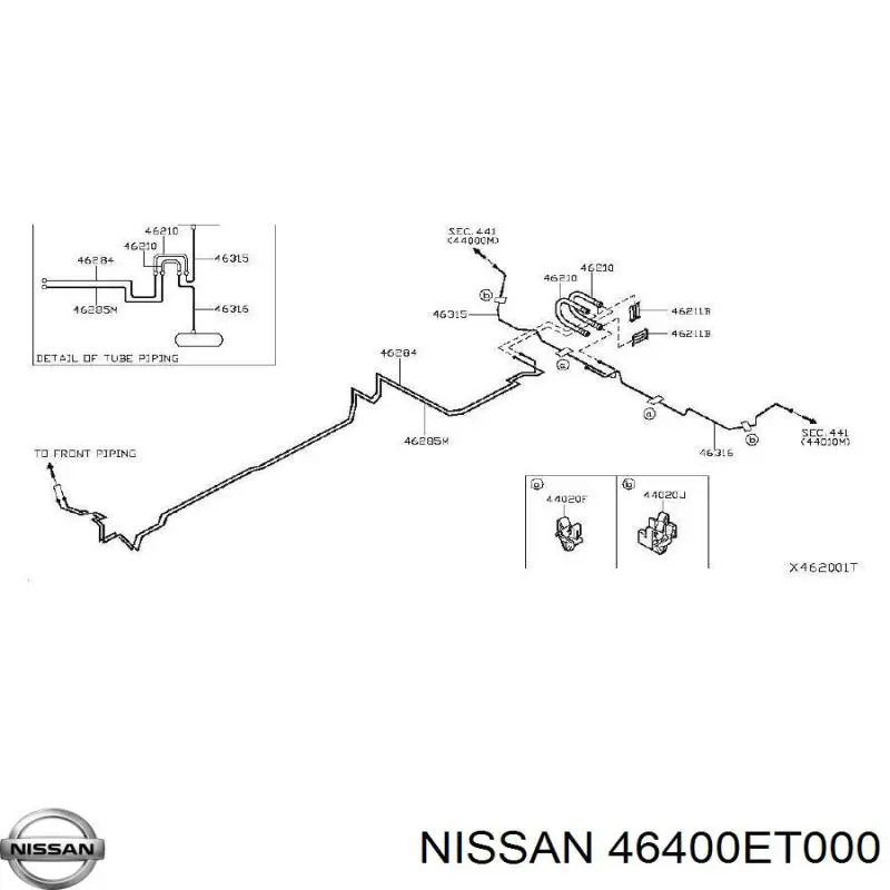Купить 46400ET000 Nissan/Infiniti 