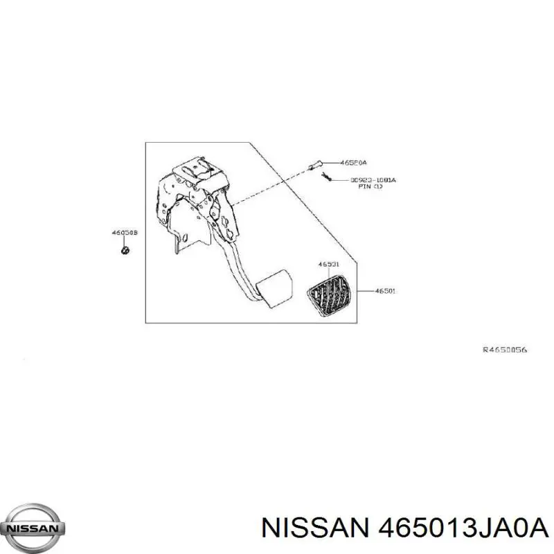 Педаль тормоза Nissan/Infiniti 465013JA0A цена, от 14.69 USD