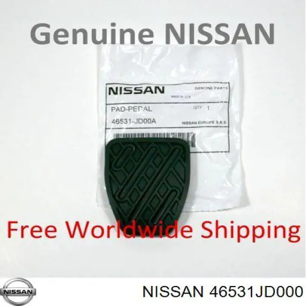 46531JD000 Nissan placa sobreposta de pedal de embraiagem