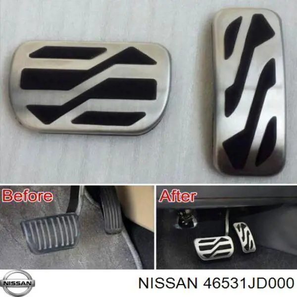 Накладка педали сцепления 46531JD00A Nissan/Infiniti
