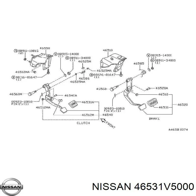 46531V5000 Nissan 