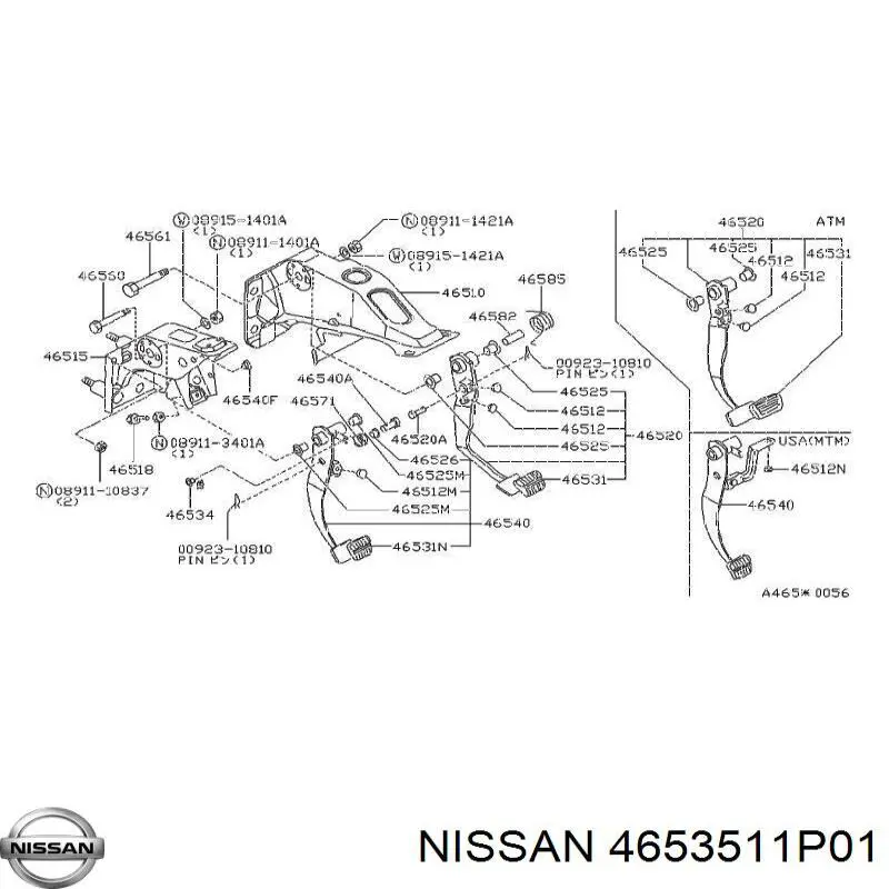  4653511P01 Nissan