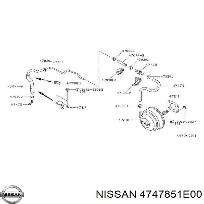 4747851E00 Nissan 