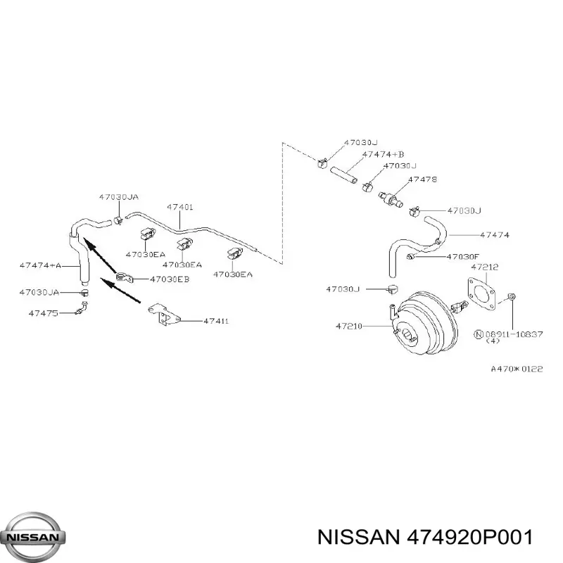  Nissan/Infiniti 474920P001 цена, от 1.85 USD