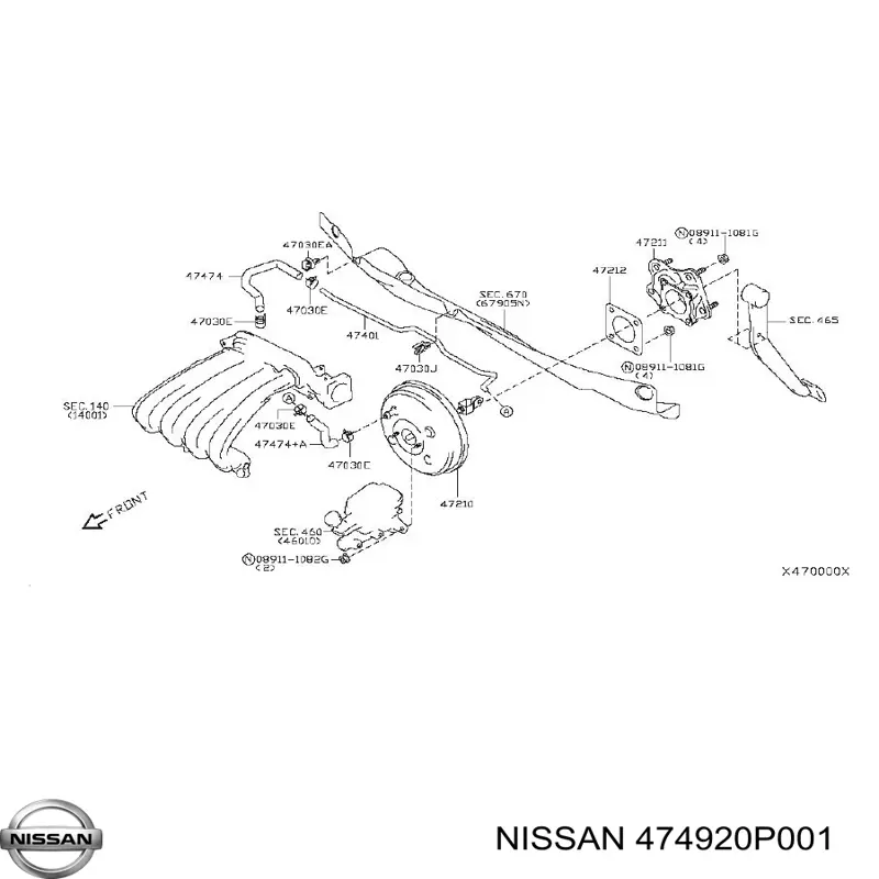 474920P001 Nissan 