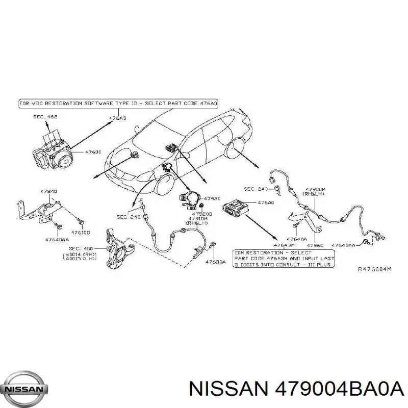  479004BA0A Nissan