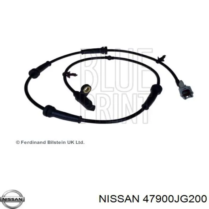 47900JG200 Nissan датчик абс (abs задний)