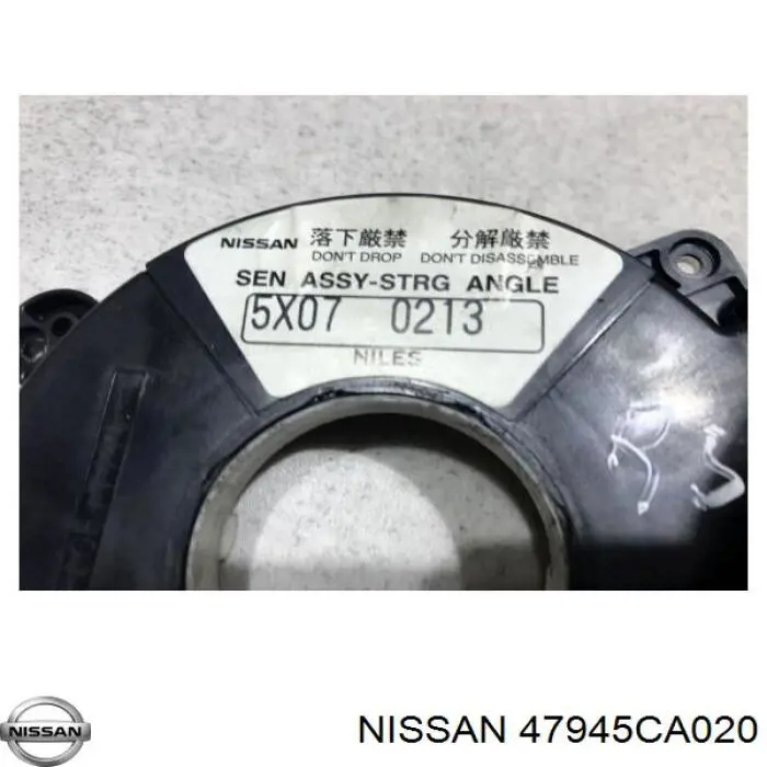47945CA020 NISSAN Sensor ángulo dirección original y equivalente