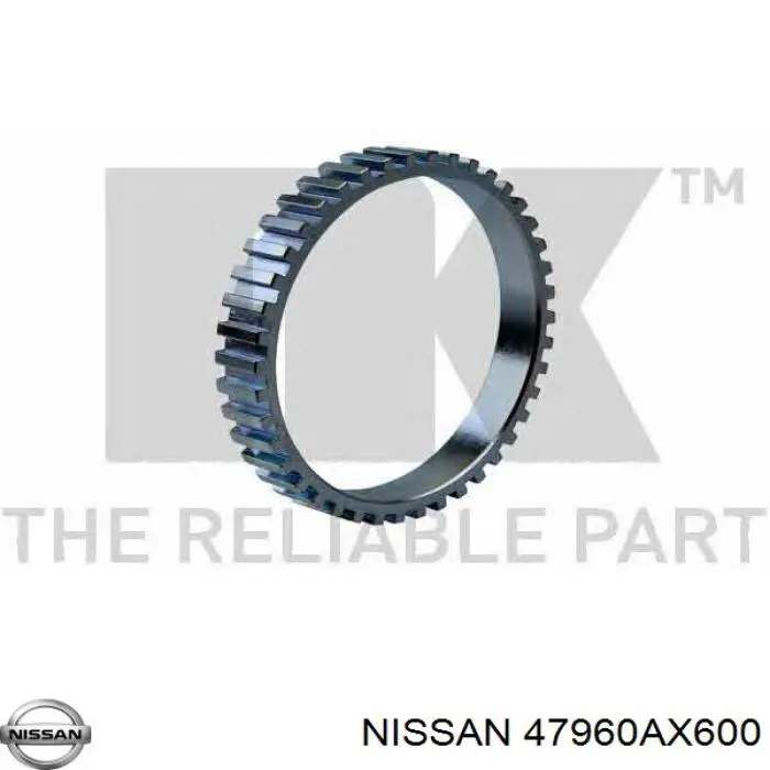 Кольцо АБС (ABS) Nissan/Infiniti 47960AX60A цена, от 3.98 USD