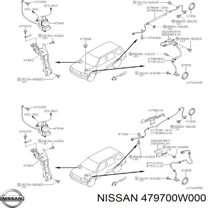 479700W000 Nissan/Infiniti 