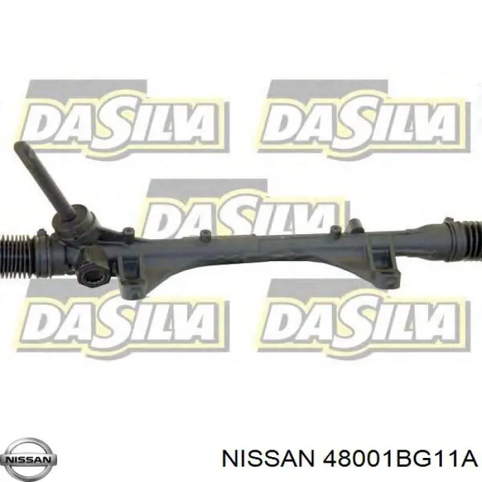 48001BG11A Nissan cremalheira da direção