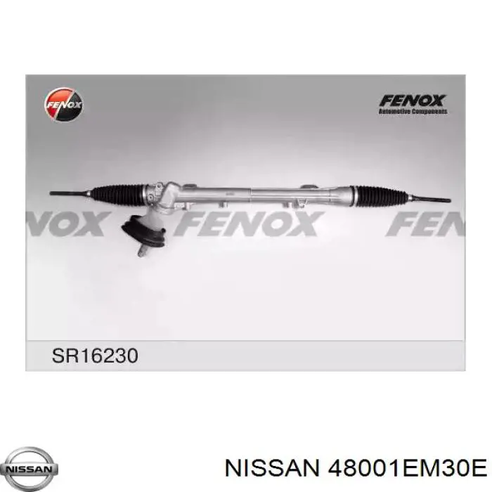 Реечный рулевой механизм Nissan/Infiniti 48001EM30E цена, от 121.90 USD