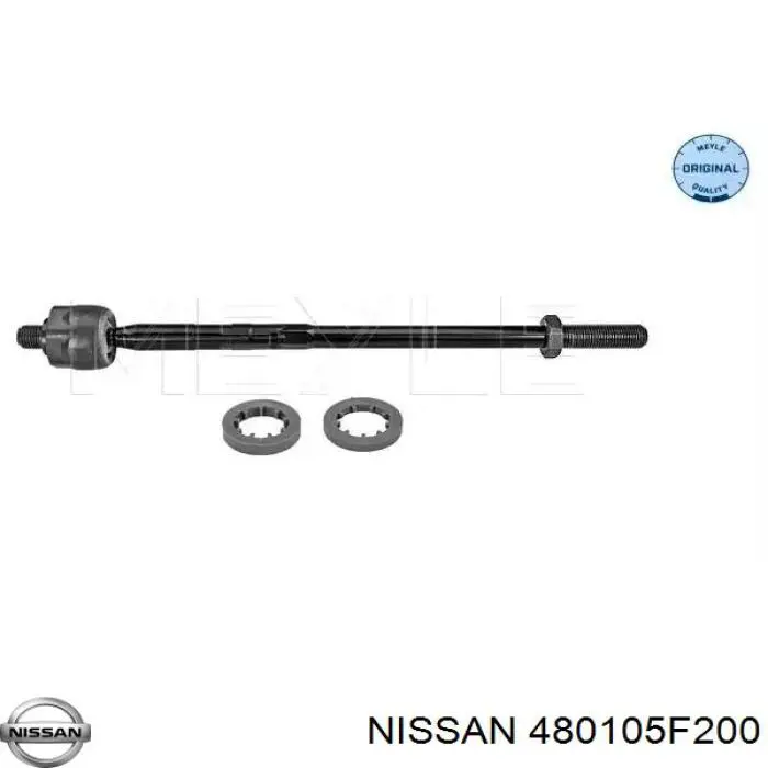 480105F200 Nissan cremalheira da direção