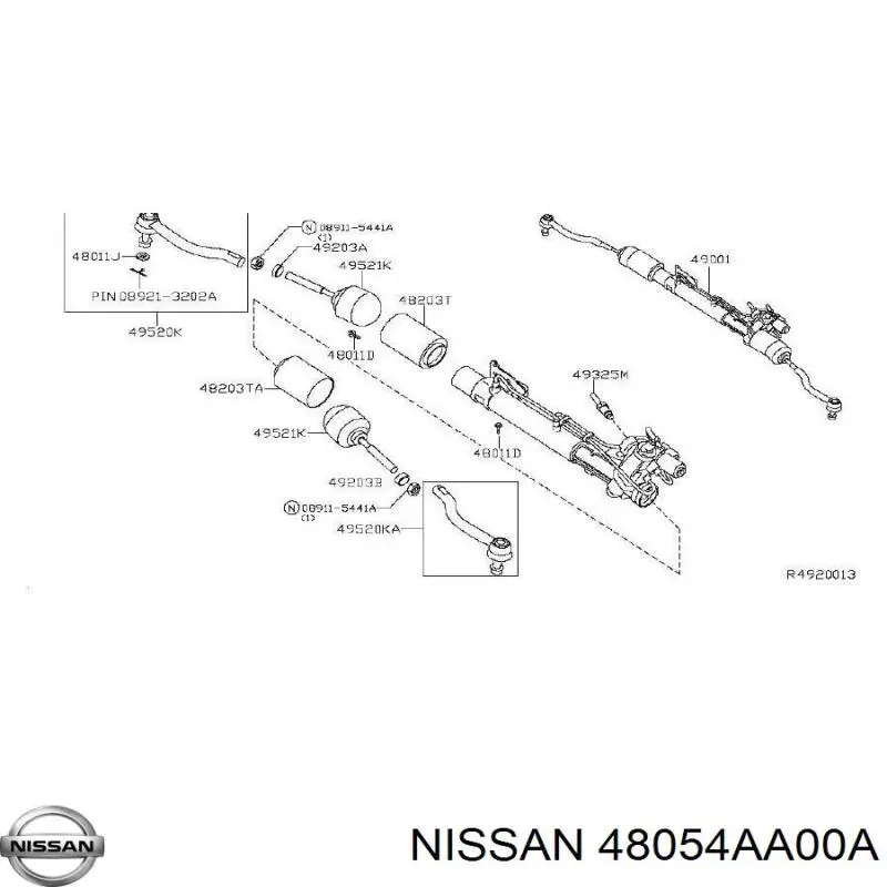 48054AA00A Nissan/Infiniti 