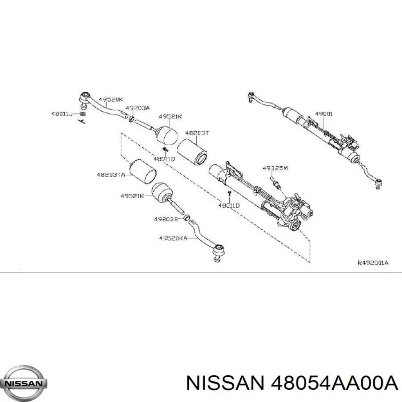  Nissan/Infiniti 48054AA00A цена, от 1.27 USD