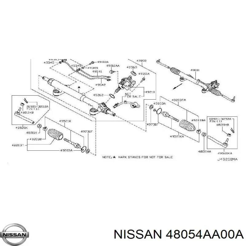 Купить 48054AA00A Nissan/Infiniti 