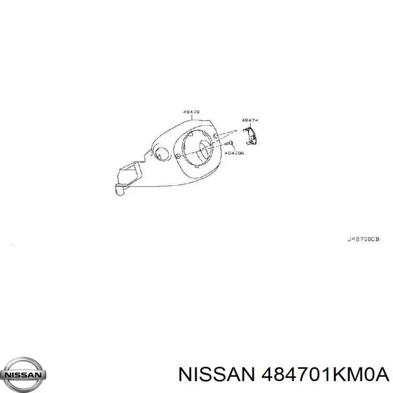  484701KM0A Nissan