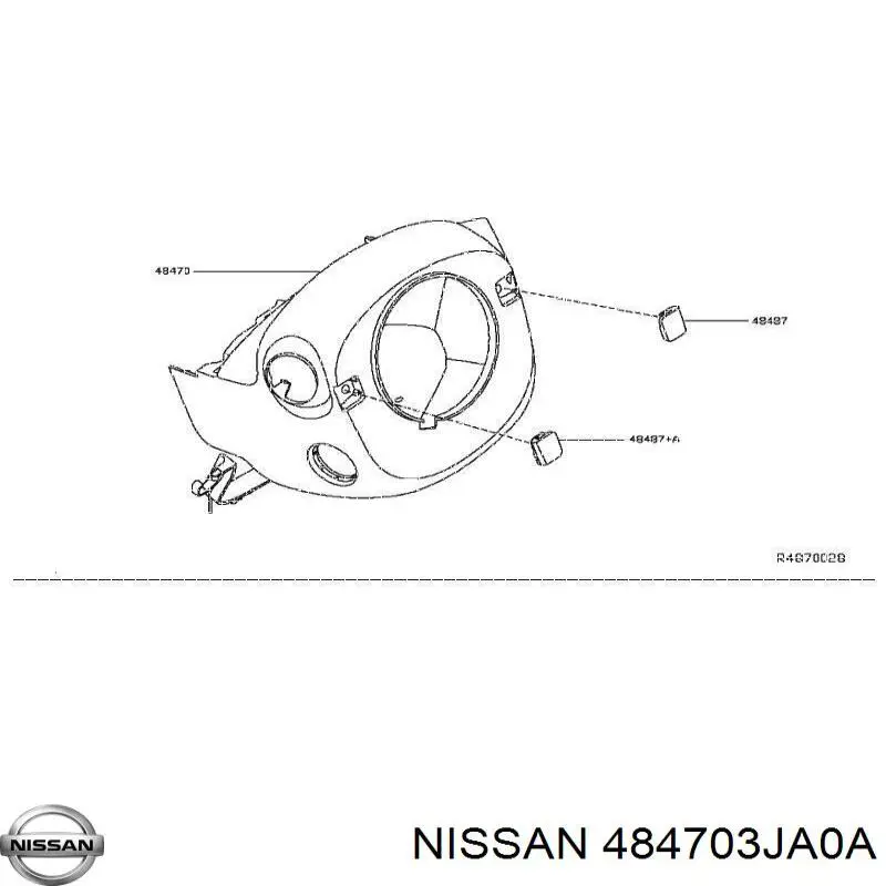  484703JA0A Nissan