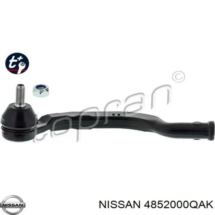 Рулевой наконечник Nissan/Infiniti 4852000QAK цена, от 11.07 USD