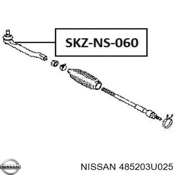 Наконечник рулевой тяги внешний Nissan 485203U025