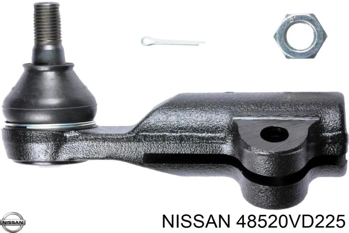 48520VD225 Nissan наконечник центральной рулевой тяги задний правый