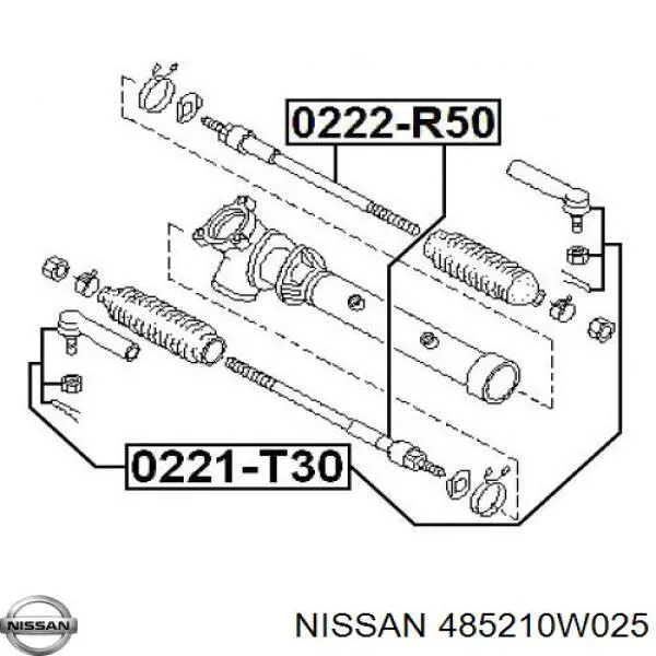 Рулевая тяга 485210W025 Nissan