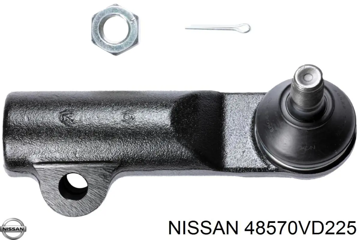 Купить 48570VD225 Nissan/Infiniti Наконечник центральной рулевой тяги задний левый